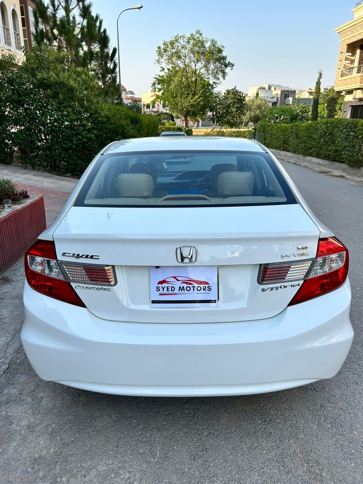 rear view